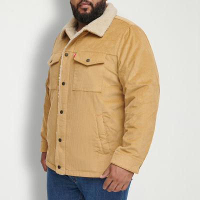 Levi's Corduroy Mens Wind Resistant Big and Tall Midweight Trucker Jacket