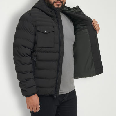 Levi's Stretch Mens Big and Tall Lined Water Resistant Midweight Puffer Jacket