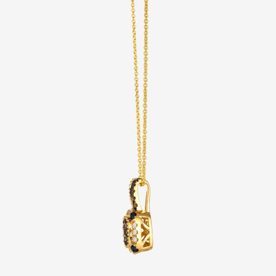 Le Vian® Pendant featuring 1/4 cts. Chocolate Diamonds®  1/20 Blackberry 1/10 Nude Diamonds™ set 14K Honey Gold™