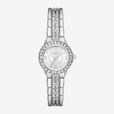 Geneva Geneva Ladies Womens Crystal Accent Silver Tone Bracelet Watch Fmdjm283