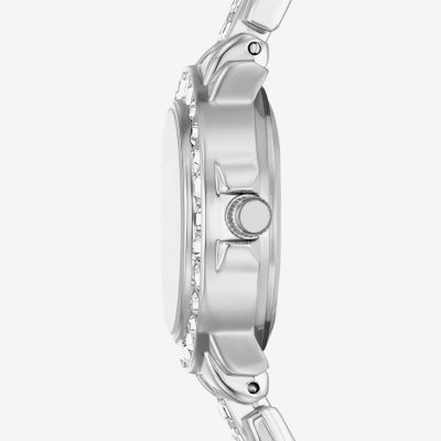 Geneva Geneva Ladies Womens Crystal Accent Silver Tone Bracelet Watch Fmdjm283