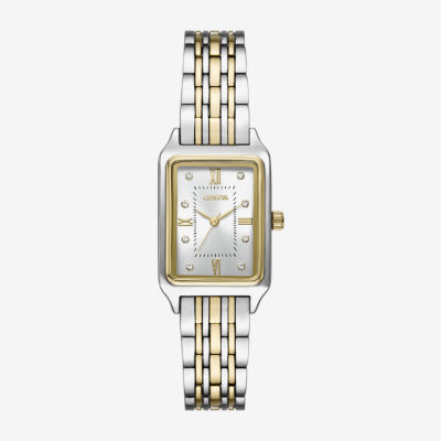 Geneva Geneva Ladies Womens Crystal Accent Two Tone Bracelet Watch Fmdjm287