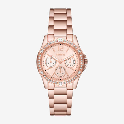 Geneva rose gold hot sale watch price