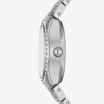 Geneva Geneva Ladies Womens Crystal Accent Silver Tone Bracelet Watch Fmdjm291