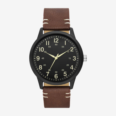 Mens Brown Strap Watch Fmdjo296