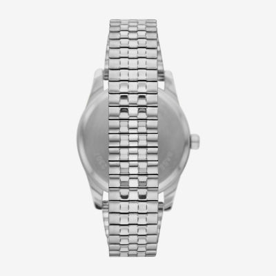 Mens Silver Tone Stainless Steel Expansion Watch Fmdjo297