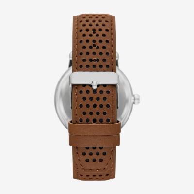 Mens Brown Strap Watch Fmdjo298