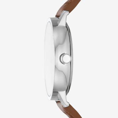 Mens Brown Strap Watch Fmdjo298