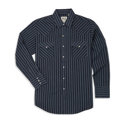 Ely Cattleman Stripe Mens Long Sleeve Western Shirt | Hawthorn Mall