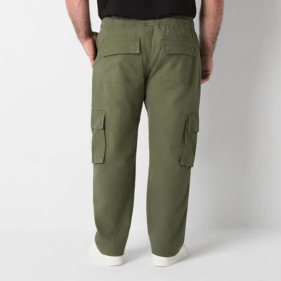 mutual weave Mens Big and Tall Relaxed Fit Cargo Pant