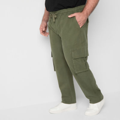 mutual weave Mens Big and Tall Relaxed Fit Cargo Pant