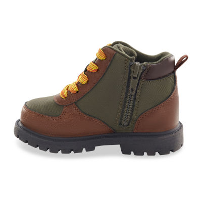 Carter's Toddler Boys Boston Flat Heel Lace Up Boots
