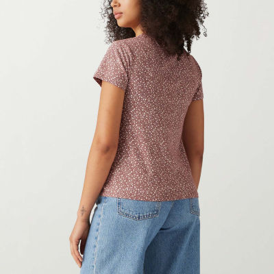 Levi's Perfect Tee Womens Crew Neck Short Sleeve T-Shirt