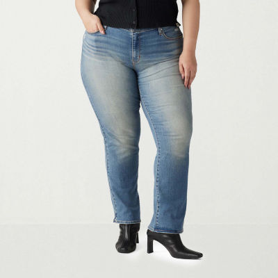 Levi's Plus Womens Straight Leg Jean