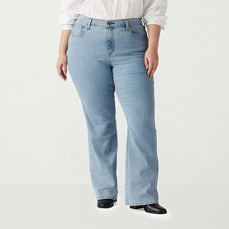 Levi's Women's Plus 725 High Rise Bootcut Jeans, 20w, Blue