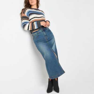 Frye and Co. Womens Long Denim Skirt