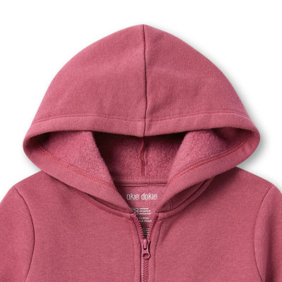 Okie Dokie Toddler & Little Girls Fleece Hooded Lightweight Jacket