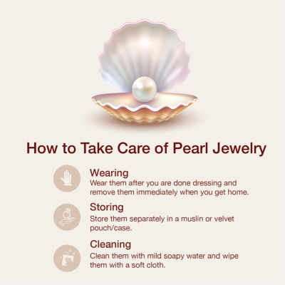 Womens White Cultured Freshwater Pearl Sterling Silver Pendant Necklace