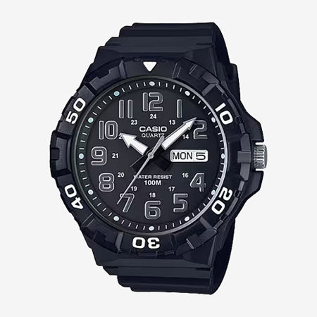 Casio Mens Black Strap Watch Mrw210h-1aos, One Size, Ecomm