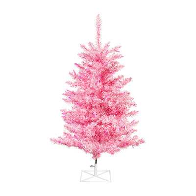 3' Pink Fir Artificial Christmas Tree