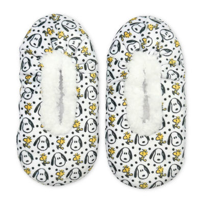 Fuzzy Womens 1 Pair Peanuts Snoopy Slipper Socks