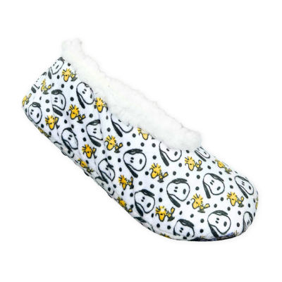 Fuzzy Womens 1 Pair Peanuts Snoopy Slipper Socks