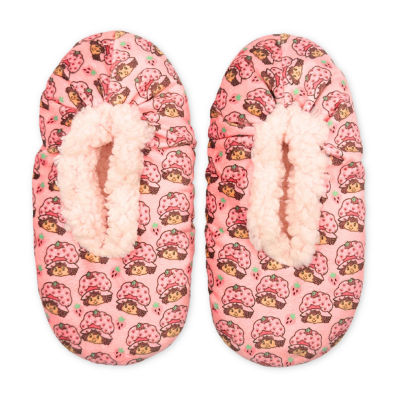 Fuzzy Womens 1 Pair Strawberry Shortcake Slipper Socks