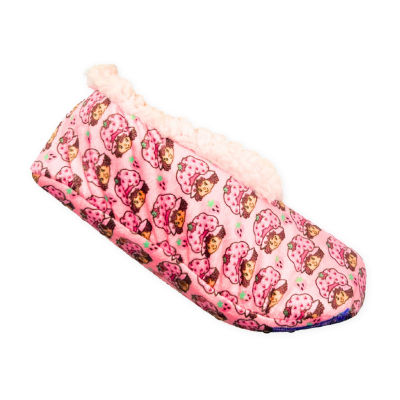 Fuzzy Womens 1 Pair Strawberry Shortcake Slipper Socks