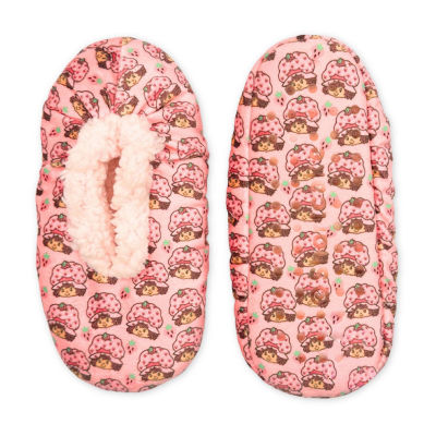 Fuzzy Womens 1 Pair Strawberry Shortcake Slipper Socks