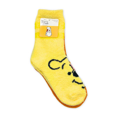 Cozy Womens 2 Pair Winnie The Pooh Crew Socks