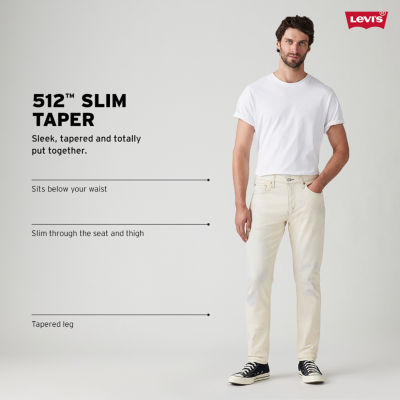 Levi's® Mens 512™ Eco Ease Slim Taper Fit Jeans - Stretch