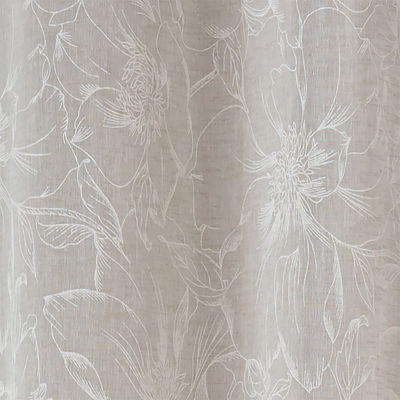 Sheila Grommet Top Light-Filtering Single Curtain Panel
