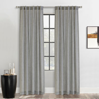 Habitat Johnstown Back Tab Light-Filtering Single Curtain Panel