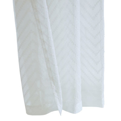 Habitat Regina Grommet Top Sheer Single Curtain Panel