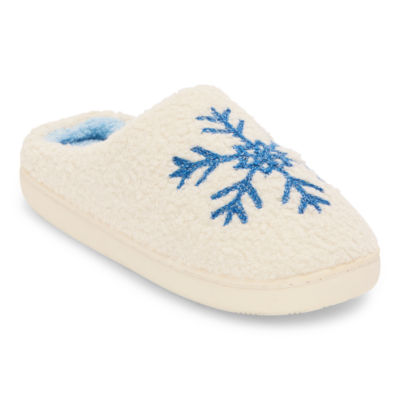 Olivia Miller Holiday Womens Slip-On Slippers