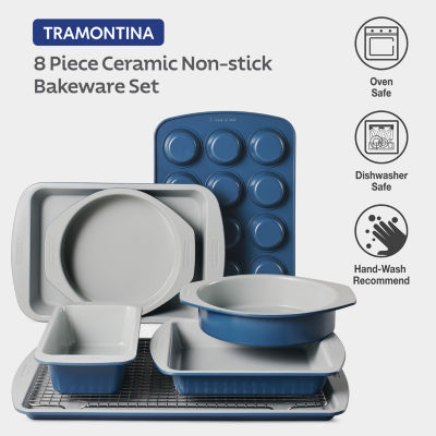 Tramontina Rise 8-pc. Cookie Sheet and Cooling Rack Set