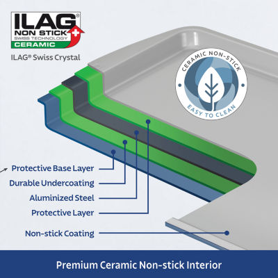 Tramontina Rise 8-pc. Cookie Sheet and Cooling Rack Set