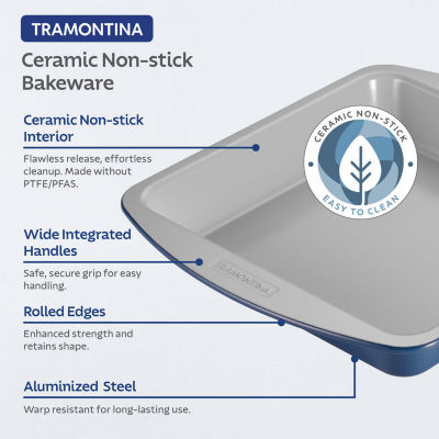 Tramontina Rise 8-pc. Cookie Sheet and Cooling Rack Set