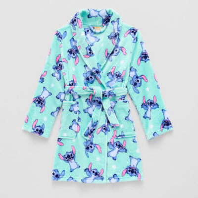 Disney Collection Little & Big Kid Girls Knee Length Long Sleeve Lilo & Stitch Robe