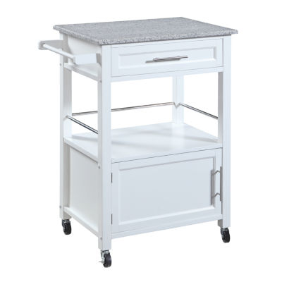Granite-Top Kitchen Cart