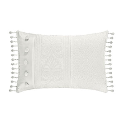 Queen Street Britney Rectangular Throw PillowJCPenney, Color White