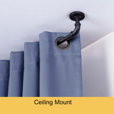 Kenney Adler Indoor/Outdoor Wrap Around 5/8 IN Adjustable Curtain Rod