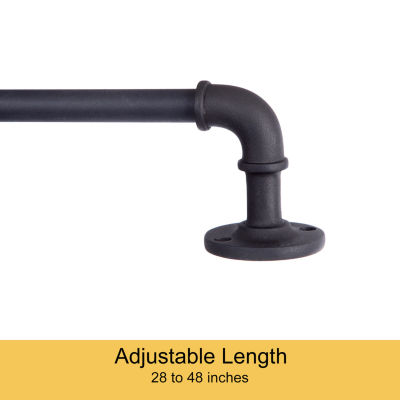 Kenney Adler Indoor/Outdoor Wrap Around 5/8 IN Adjustable Curtain Rod