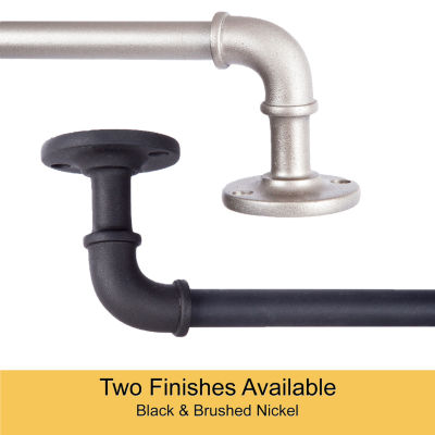 Kenney Adler Indoor/Outdoor Wrap Around 5/8 IN Adjustable Curtain Rod