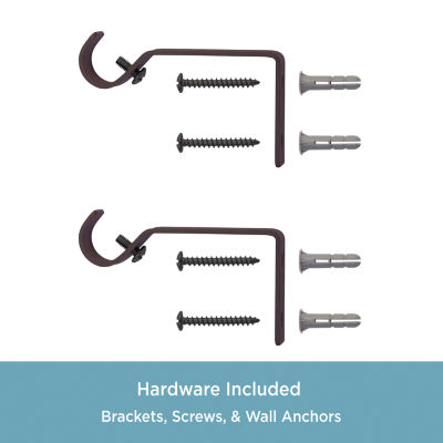 Kenney Cage 5/8 IN Adjustable Curtain Rod