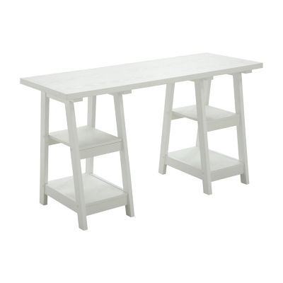 Designs 2 Go Double Trestle Desk