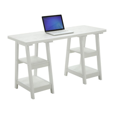 Designs 2 Go Double Trestle Desk