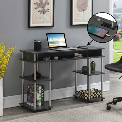 Designs 2 Go Desk with Charging Station