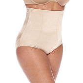 Ambrielle Women's High Waist Brief Shapewear Underwear Tummy Control,  Zebra, XL 