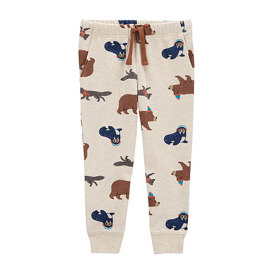 Carter's Toddler Boys Cuffed Pull-On Pants